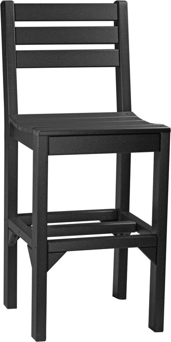 LuxCraft Recycled Plastic Island Side Chair (BAR HEIGHT) - LEAD TIME TO SHIP 3 TO 4 WEEKS