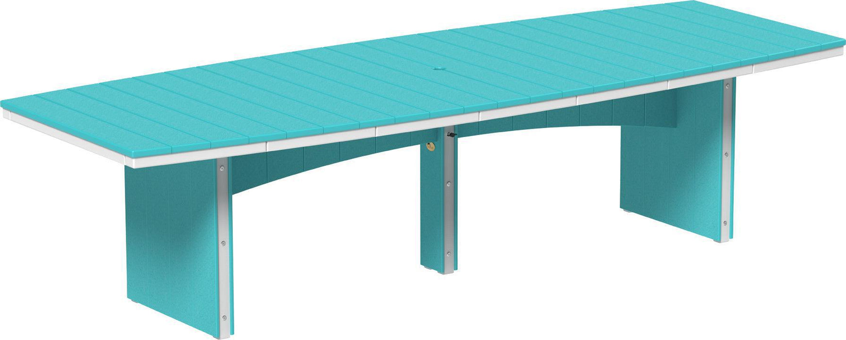 LuxCraft Recycled Plastic 4’ x 10’ Urban Oval Table (BAR HEIGHT) - LEAD TIME TO SHIP 3 TO 4 WEEKS