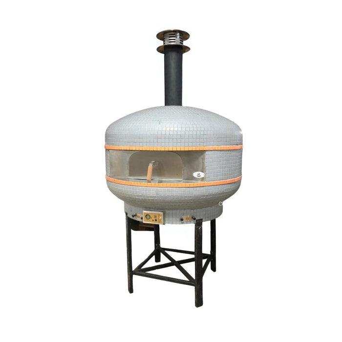 WPPO 48" Professional Lava Digital Controlled Wood Fired Oven with Convection Fan WKPM-D1200