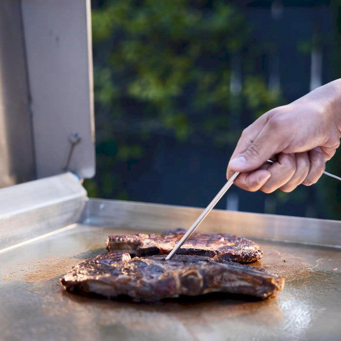 Blaze Grill Package - Premium LTE 30-Inch Built-In Natural Gas Griddle with Lights and Grill Cart in Stainless Steel (AP2-GRIDDLE-LTE3-NG)