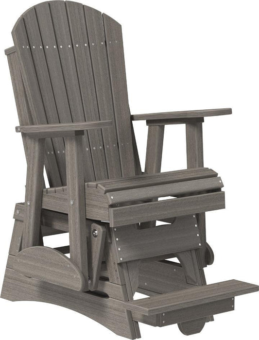 LuxCraft Recycled Plastic Counter Height  2' Adirondack Counter Height Balcony Glider  - LEAD TIME TO SHIP 7 BUSINESS DAYS OR LESS