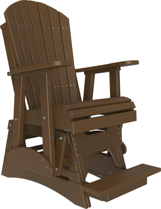 LuxCraft Recycled Plastic Counter Height  2' Adirondack Counter Height Balcony Glider  - LEAD TIME TO SHIP 7 BUSINESS DAYS OR LESS