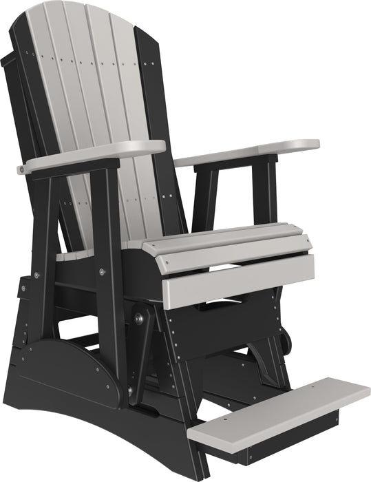 LuxCraft Recycled Plastic Counter Height  2' Adirondack Counter Height Balcony Glider  - LEAD TIME TO SHIP 7 BUSINESS DAYS OR LESS