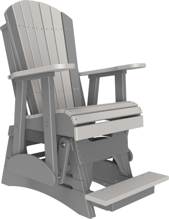 LuxCraft Recycled Plastic Counter Height  2' Adirondack Counter Height Balcony Glider  - LEAD TIME TO SHIP 7 BUSINESS DAYS OR LESS