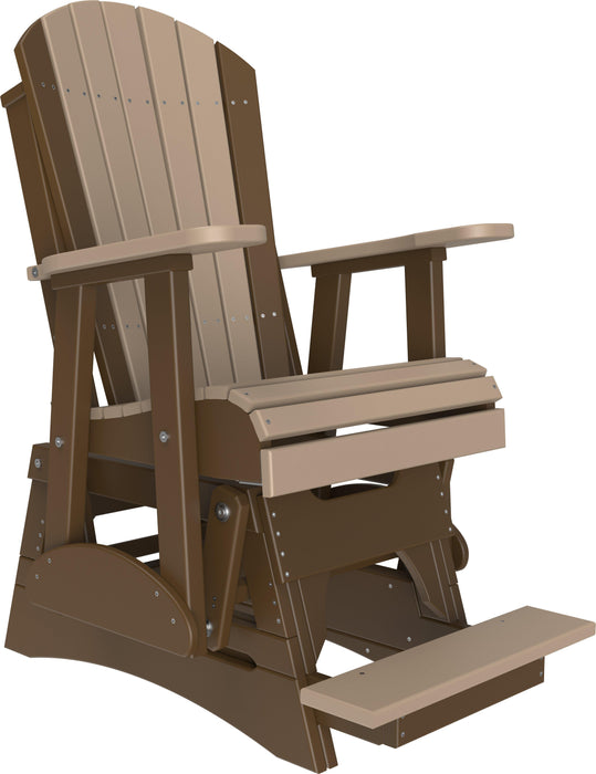 LuxCraft Recycled Plastic Counter Height  2' Adirondack Counter Height Balcony Glider  - LEAD TIME TO SHIP 7 BUSINESS DAYS OR LESS