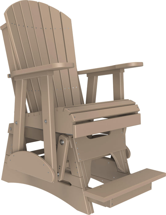 LuxCraft Recycled Plastic Counter Height  2' Adirondack Counter Height Balcony Glider  - LEAD TIME TO SHIP 7 BUSINESS DAYS OR LESS