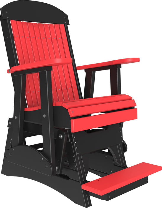 LuxCraft Recycled Plastic Counter Height 2' Classic Highback Balcony Glider  - LEAD TIME TO SHIP 7 BUSINESS DAYS OR LESS