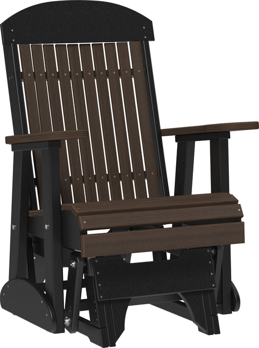 LuxCraft Classic Highback Recycled Plastic 2ft Glider Chair  - LEAD TIME TO SHIP 7 BUSINESS DAYS OR LESS