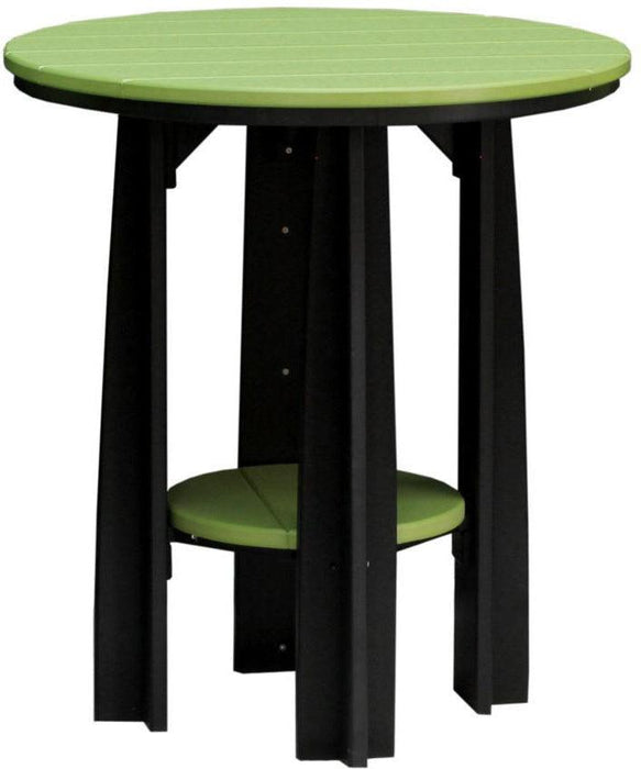 LuxCraft Recycled Plastic Counter Height 36" Balcony Table  - LEAD TIME TO SHIP 7 BUSINESS DAYS OR LESS