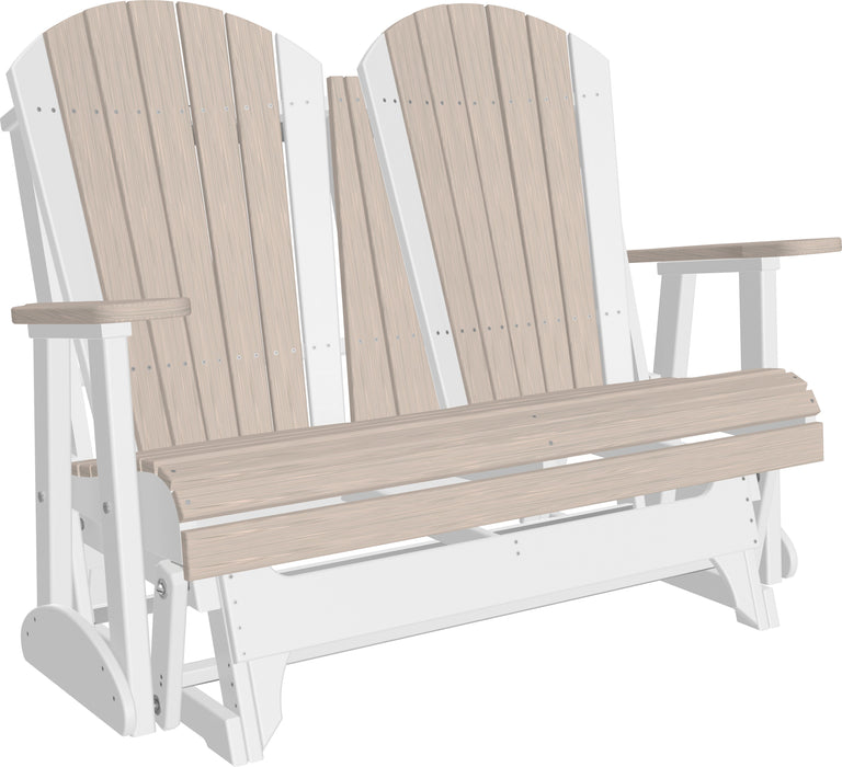 LuxCraft Recycled Plastic 4' Adirondack Glider Chair  - LEAD TIME TO SHIP 7 BUSINESS DAYS OR LESS