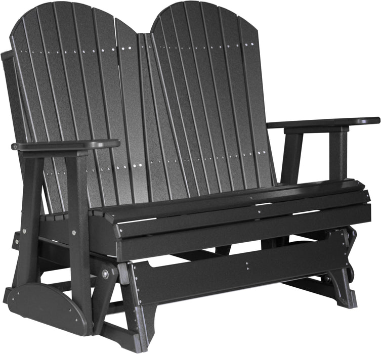 LuxCraft Recycled Plastic 4' Adirondack Glider Chair  - LEAD TIME TO SHIP 7 BUSINESS DAYS OR LESS