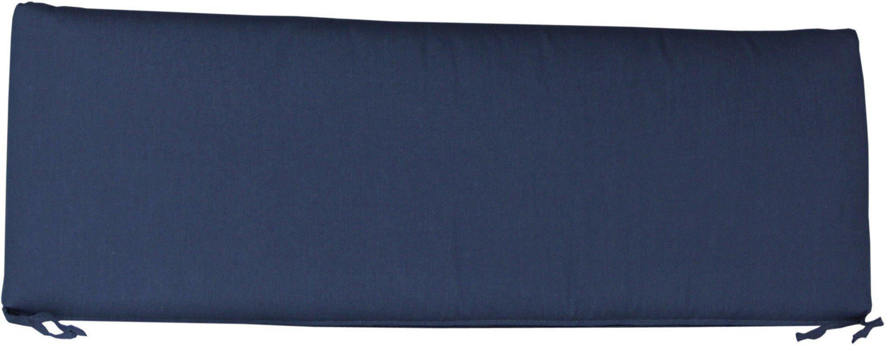 LuxCraft 4' Sunbrella Outdoor Porch Swing / Glider Cushion - LEAD TIME TO SHIP 7 BUSINESS DAYS OR LESS