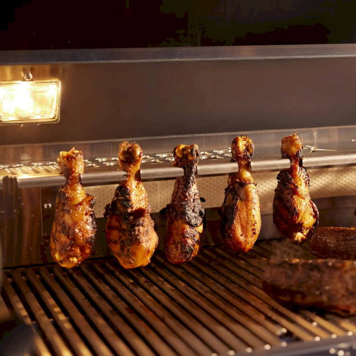 Blaze Grill Package - LTE PRO 40-Inch 5-Burner Natural Gas Grill with Digital Temperature Screen and Rear Infrared Burner, and Grill Cart in Stainless Steel (AP2-5LTEPRO-NG)