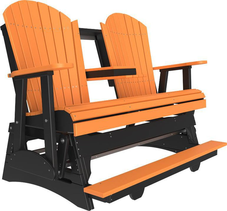 LuxCraft Counter Height Recycled Plastic 5' Adirondack Balcony Glider  - LEAD TIME TO SHIP 7 BUSINESS DAYS OR LESS