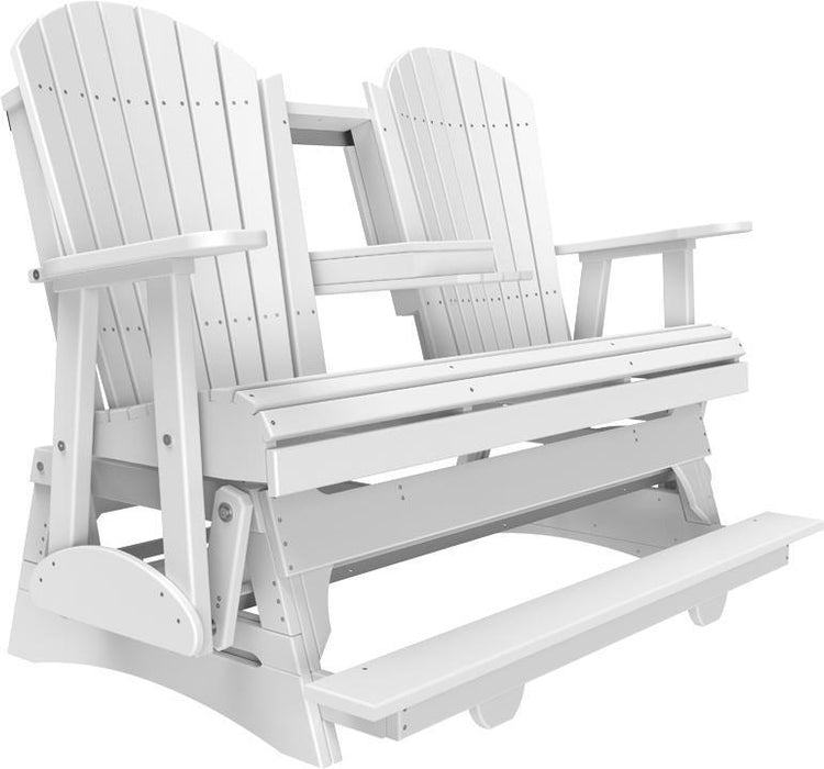 LuxCraft Counter Height Recycled Plastic 5' Adirondack Balcony Glider  - LEAD TIME TO SHIP 7 BUSINESS DAYS OR LESS