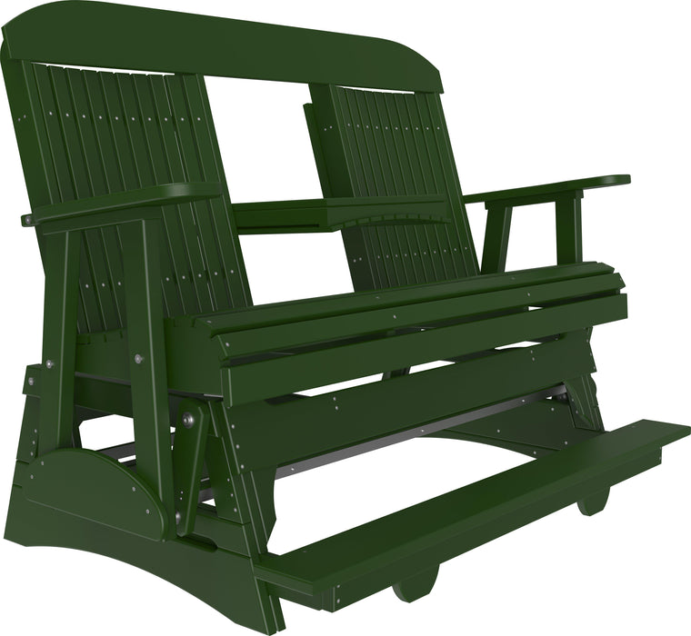 LuxCraft Counter Height Recycled Plastic 5' Classic Balcony Glider  - LEAD TIME TO SHIP 7 BUSINESS DAYS OR LESS