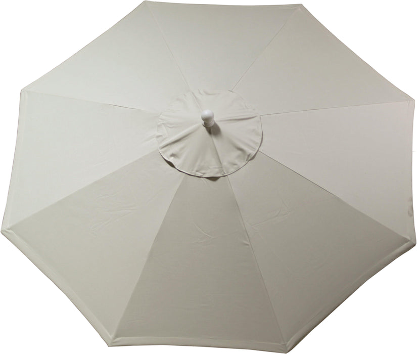 LuxCraft Aluminum Crank Lift Push Button Tilt 9' Market Umbrella - LEAD TIME TO SHIP 7 BUSINESS DAYS OR LESS