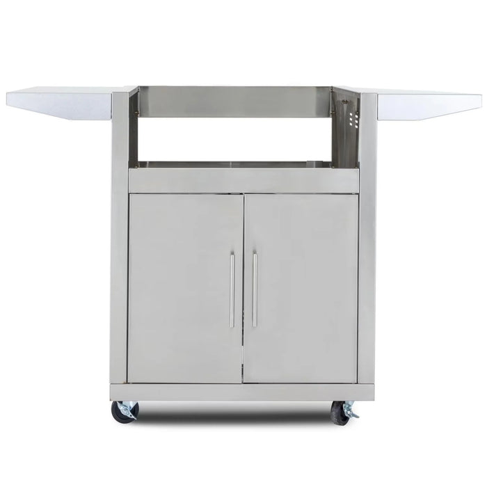 Blaze 26-Inch Freestanding Natural Gas Outdoor Pizza Oven with Rotisserie & Cart
