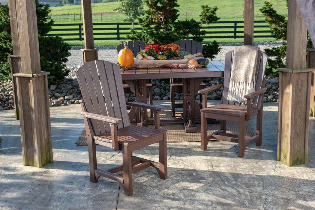 LuxCraft Recycled Plastic Adirondack Arm Chair (DINING HEIGHT) - LEAD TIME TO SHIP 3 TO 4 WEEKS