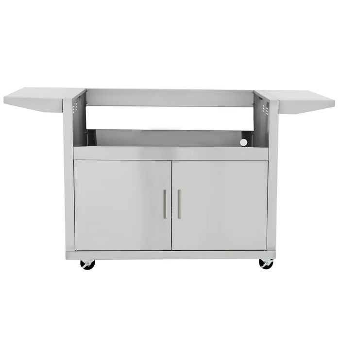 Blaze Grill Package - Premium LTE 40-Inch 5-Burner Built-In Natural Gas Grill, and  Grill Cart in Stainless Steel