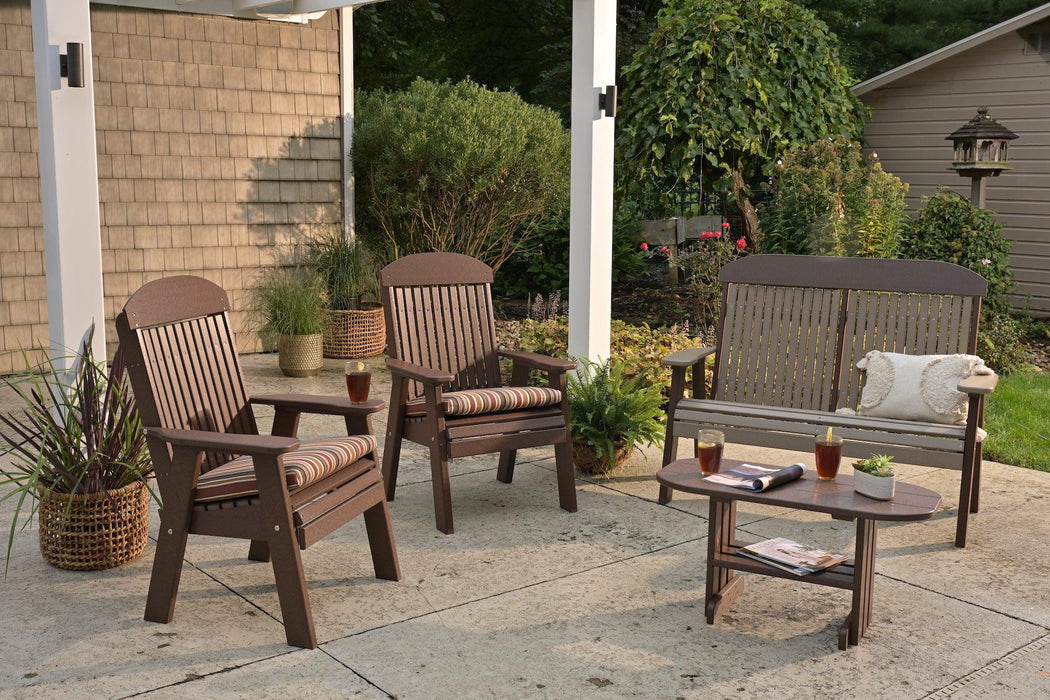 LuxCraft Classic Highback Recycled Plastic 2ft Chair  - LEAD TIME TO SHIP 7 BUSINESS DAYS OR LESS