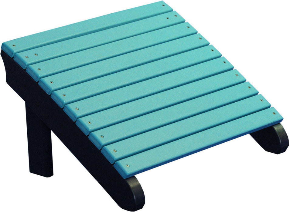 LuxCraft Recycled Plastic Deluxe Adirondack Footrest  - LEAD TIME TO SHIP 7 BUSINESS DAYS OR LESS