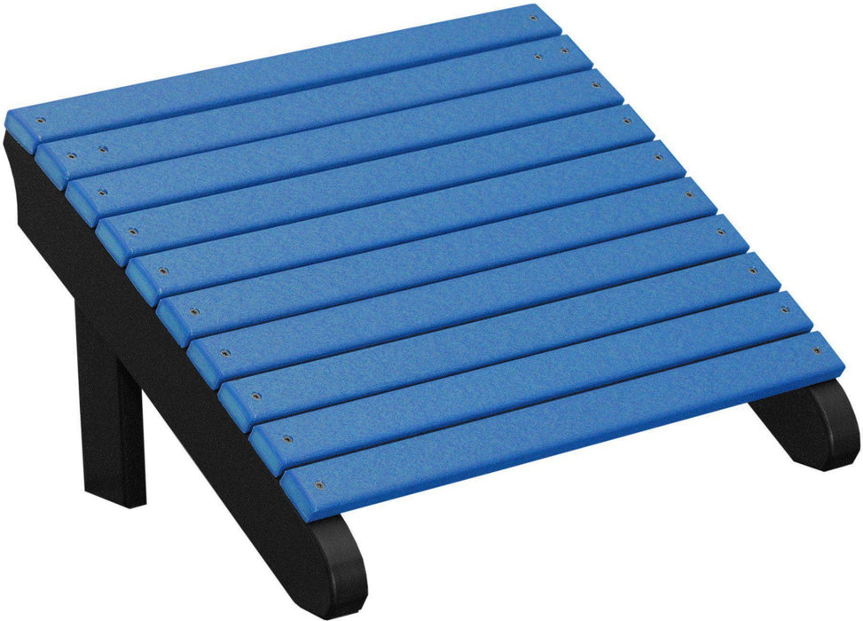 LuxCraft Recycled Plastic Deluxe Adirondack Footrest  - LEAD TIME TO SHIP 7 BUSINESS DAYS OR LESS