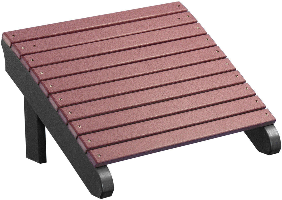 LuxCraft Recycled Plastic Deluxe Adirondack Footrest  - LEAD TIME TO SHIP 7 BUSINESS DAYS OR LESS