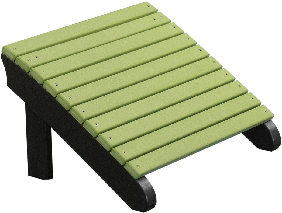 LuxCraft Recycled Plastic Deluxe Adirondack Footrest  - LEAD TIME TO SHIP 7 BUSINESS DAYS OR LESS