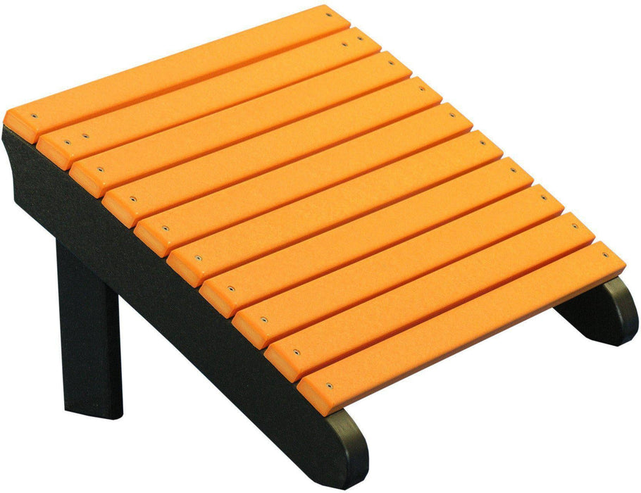 LuxCraft Recycled Plastic Deluxe Adirondack Footrest  - LEAD TIME TO SHIP 7 BUSINESS DAYS OR LESS