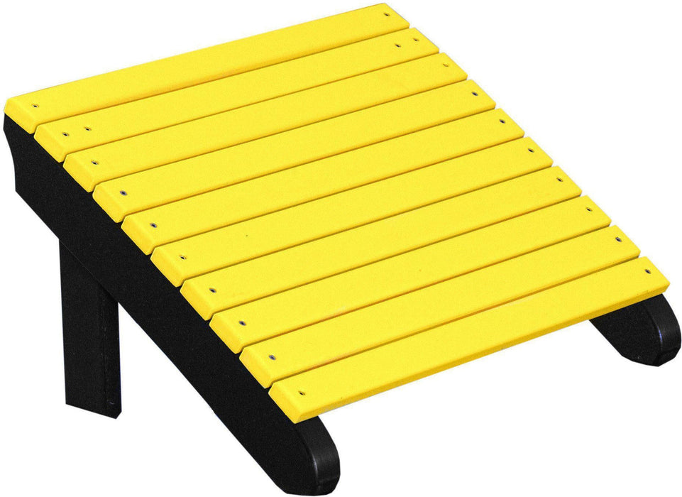 LuxCraft Recycled Plastic Deluxe Adirondack Footrest  - LEAD TIME TO SHIP 7 BUSINESS DAYS OR LESS