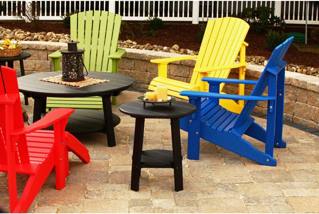 LuxCraft Recycled Plastic 21.5" Deluxe End Table  - LEAD TIME TO SHIP 7 BUSINESS DAYS OR LESS