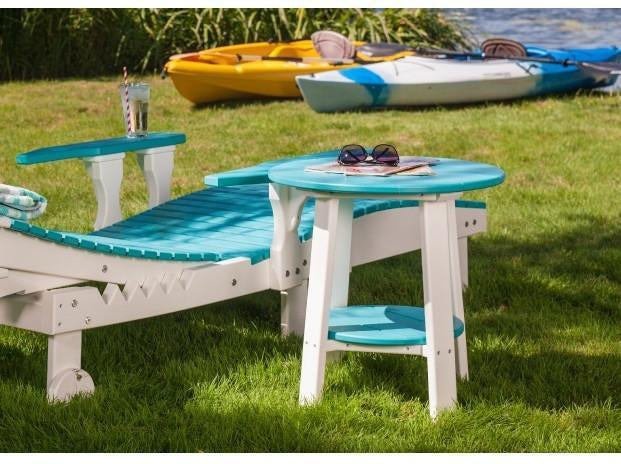 LuxCraft Recycled Plastic 21.5" Deluxe End Table  - LEAD TIME TO SHIP 7 BUSINESS DAYS OR LESS
