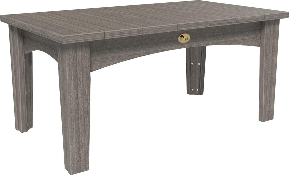 LuxCraft Recycled Plastic Island Coffee Table - LEAD TIME TO SHIP 3 TO 4 WEEKS
