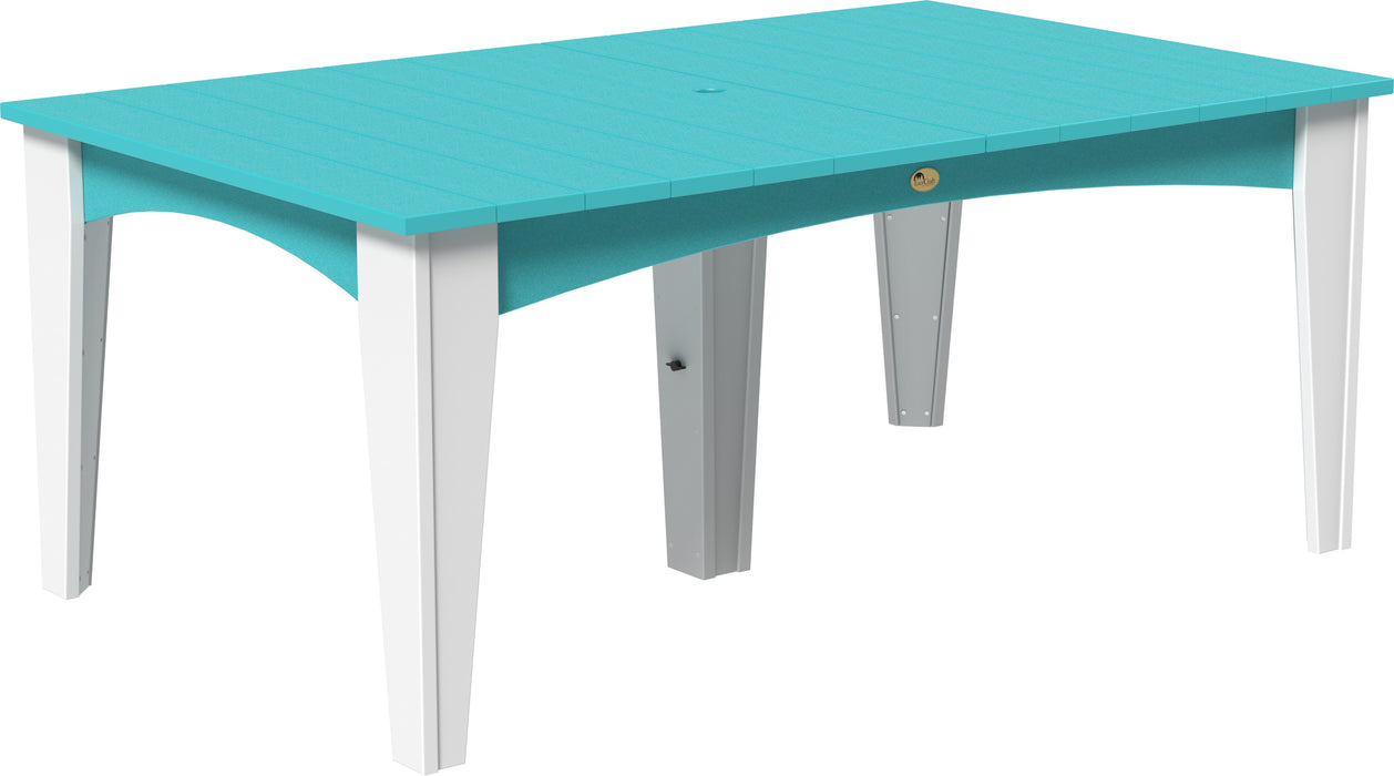 LuxCraft Recycled Plastic 44" x 72" Rectangular Island Dining Height Table - LEAD TIME TO SHIP 3 TO 4 WEEKS