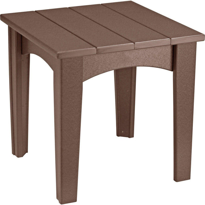 LuxCraft Recycled Plastic Island End Table - LEAD TIME TO SHIP 3 TO 4 WEEKS