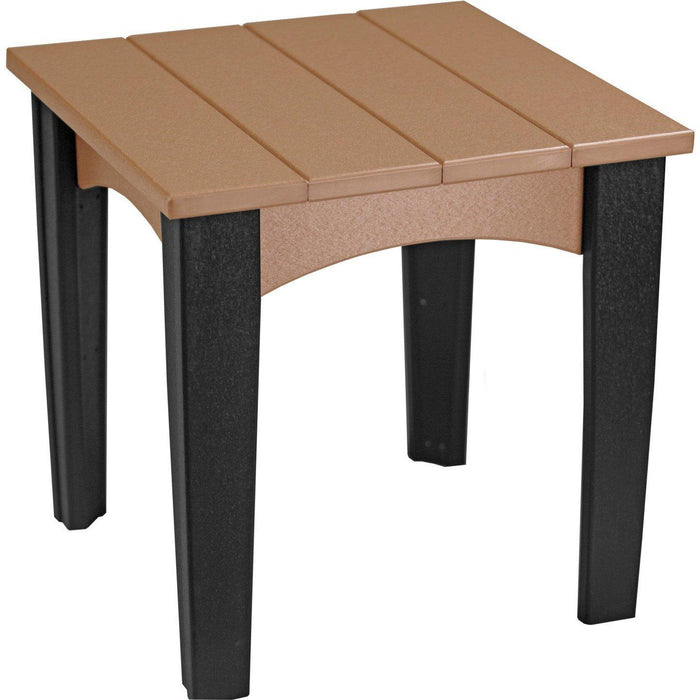 LuxCraft Recycled Plastic Island End Table - LEAD TIME TO SHIP 3 TO 4 WEEKS