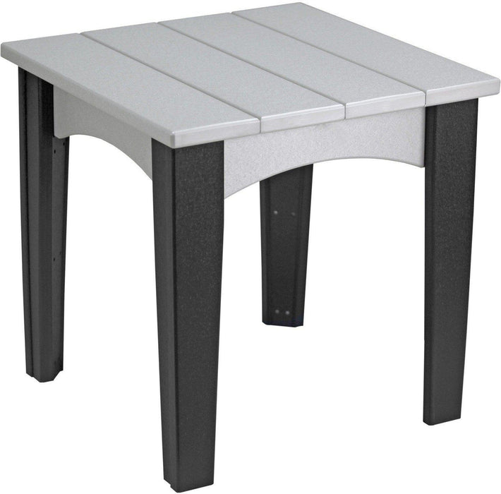 LuxCraft Recycled Plastic Island End Table - LEAD TIME TO SHIP 3 TO 4 WEEKS