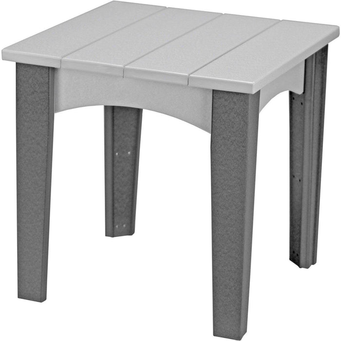 LuxCraft Recycled Plastic Island End Table - LEAD TIME TO SHIP 3 TO 4 WEEKS