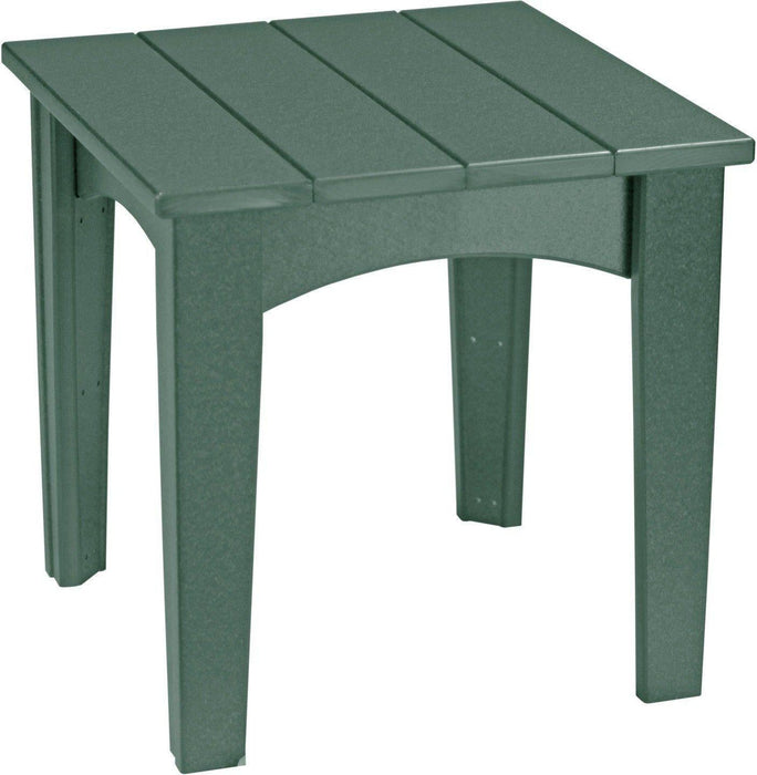 LuxCraft Recycled Plastic Island End Table - LEAD TIME TO SHIP 3 TO 4 WEEKS