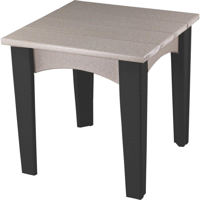LuxCraft Recycled Plastic Island End Table - LEAD TIME TO SHIP 3 TO 4 WEEKS