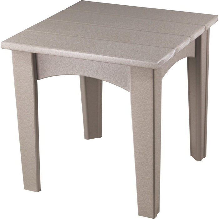 LuxCraft Recycled Plastic Island End Table - LEAD TIME TO SHIP 3 TO 4 WEEKS