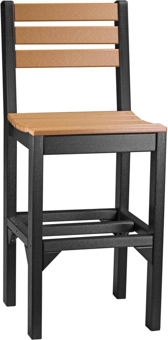 LuxCraft Recycled Plastic Island Side Chair (BAR HEIGHT)  - LEAD TIME TO SHIP 3 TO 4 WEEKS