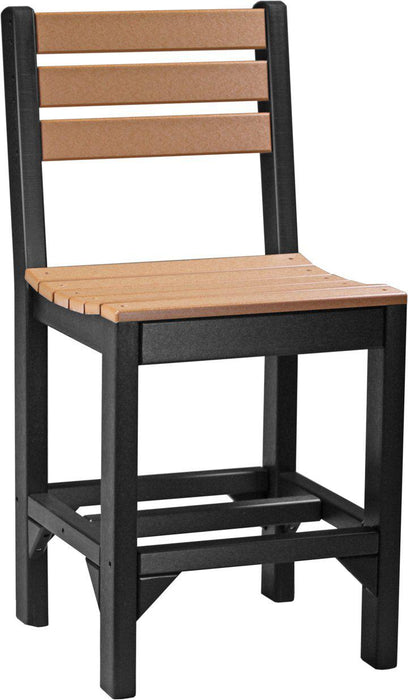 LuxCraft Recycled Plastic Counter Height Island Side Chair - LEAD TIME TO SHIP 3 TO 4 WEEKS