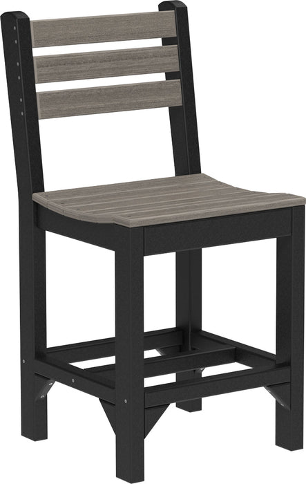 LuxCraft Recycled Plastic Counter Height Island Side Chair - LEAD TIME TO SHIP 3 TO 4 WEEKS