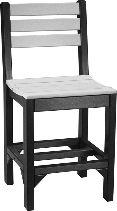 LuxCraft Recycled Plastic Counter Height Island Side Chair - LEAD TIME TO SHIP 3 TO 4 WEEKS