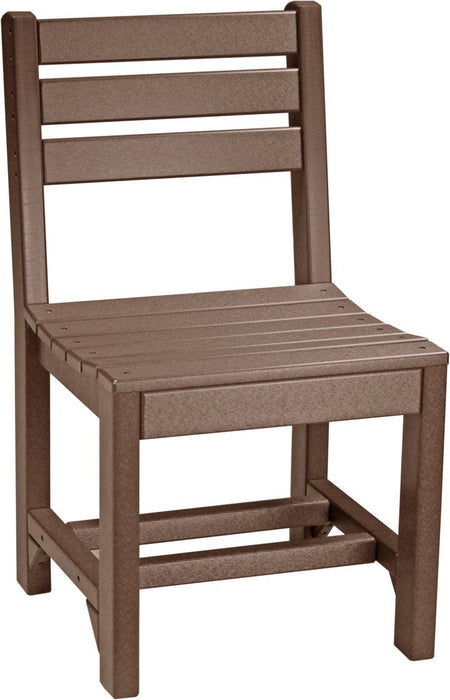 LuxCraft Recycled Plastic Island Side Chair (DINING HEIGHT) - LEAD TIME TO SHIP 3 TO 4 WEEKS