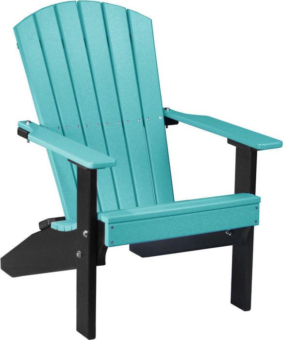 LuxCraft Recycled Plastic Lakeside Compact Portable Adirondack Chair  - LEAD TIME TO SHIP 7 BUSINESS DAYS OR LESS