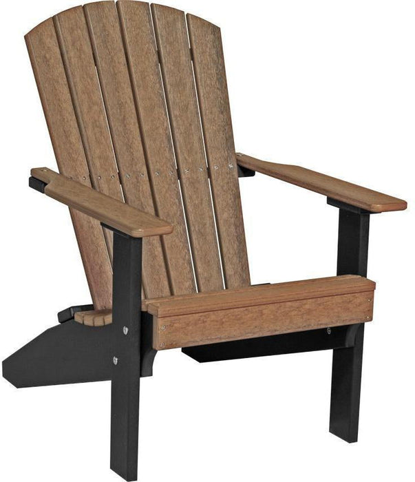 LuxCraft Recycled Plastic Lakeside Compact Portable Adirondack Chair  - LEAD TIME TO SHIP 7 BUSINESS DAYS OR LESS