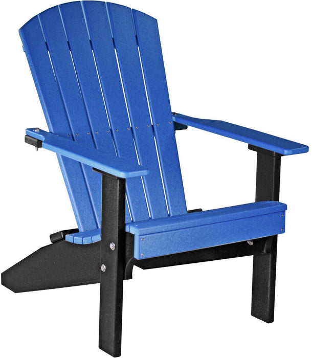LuxCraft Recycled Plastic Lakeside Compact Portable Adirondack Chair  - LEAD TIME TO SHIP 7 BUSINESS DAYS OR LESS